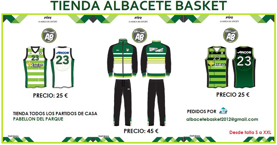 Albacete Basket camisetas